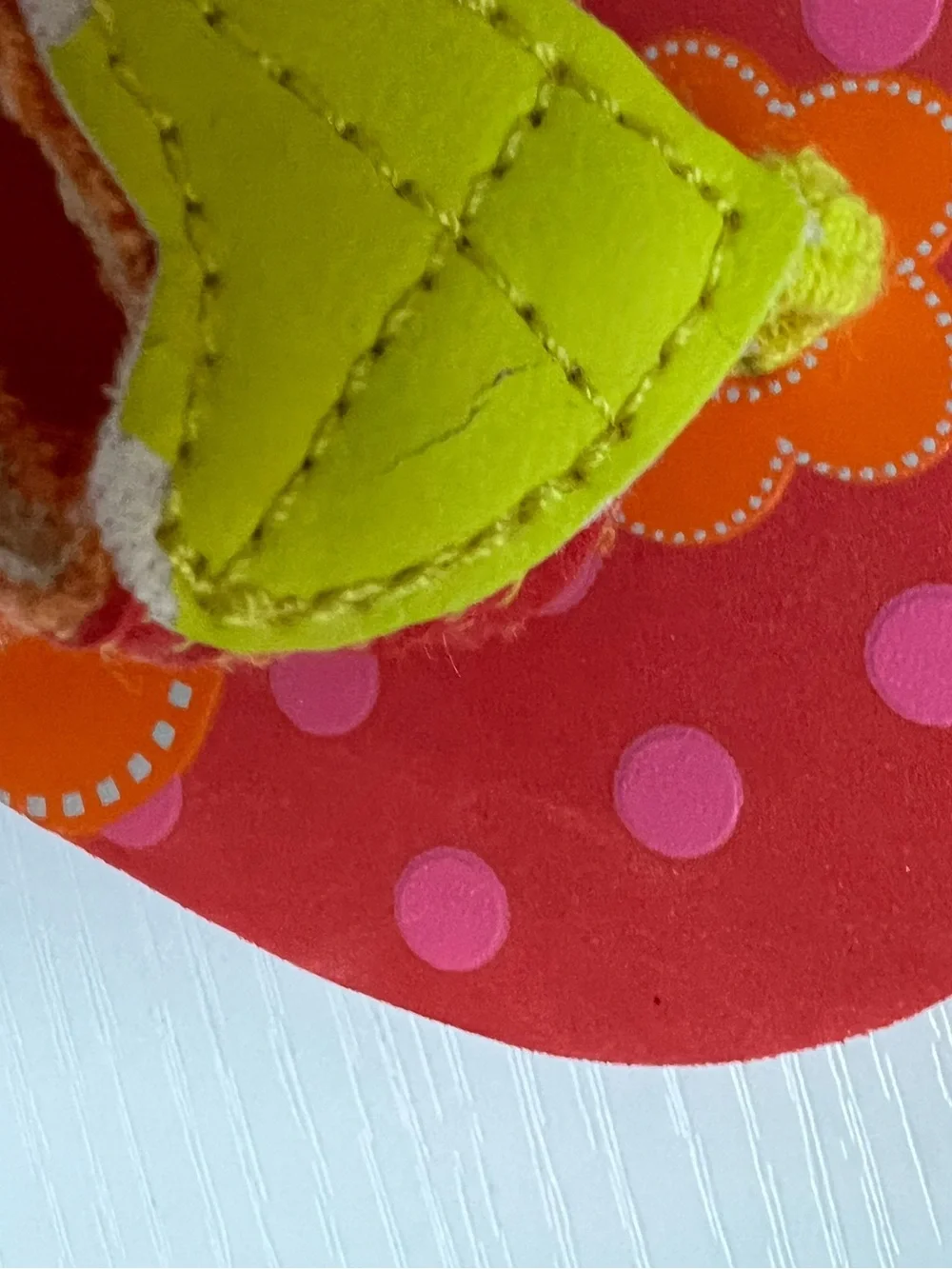 Carter's | Baby Girls' Pink & Neon Yellow Floral Flip-Flop Sandals NWT 3-6M